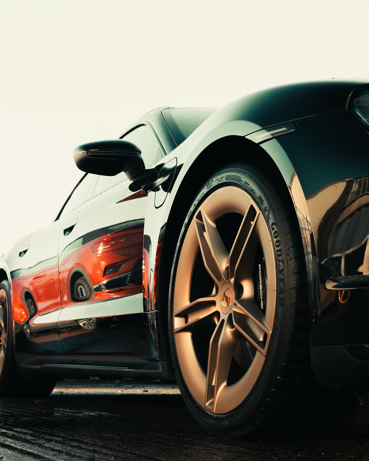 Custom bronze wheel finish angle view showing metallic depth and colour shift